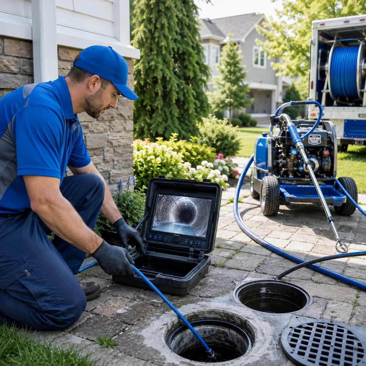 Outdoor drain cleaning professionals serving Robinson, KS